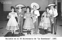9 Bailable en el 50 aniversario de La Ense&ntilde;anza en 1965.
